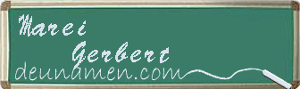Marei Gerbert Visitenkarte